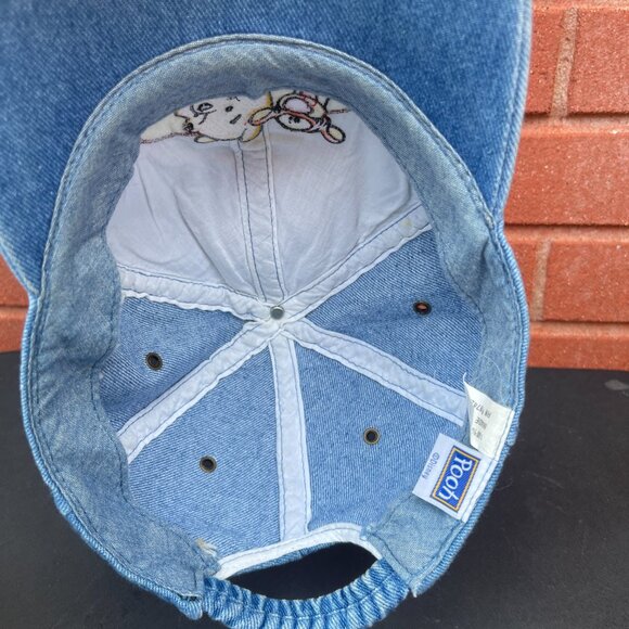 Vintage Winnie the Pooh & Tigger Denim Hat – Embroidered Disney Cap - Picture 2 of 6